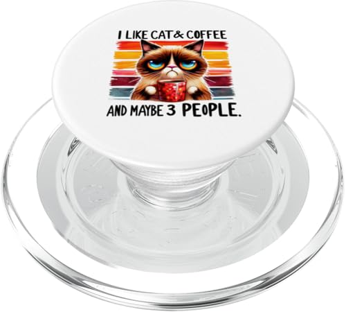 lustiges sarkastisches Katzen Zitat ironisches Design PopSockets PopGrip für MagSafe lustiges sarkastisches Katzen Zitat ironisches Design PopSockets PopGrip für MagSafe von Lustiger Katzen Spruch, Lustig sarkastisch