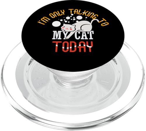 lustiges sarkastisches Katzen Zitat ironisches Design PopSockets PopGrip für MagSafe von Lustiger Katzen Spruch, Lustig sarkastisch