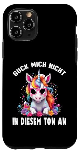 Arbeiten Witziger Lustiger Spruch Sprüche süßes Einhorn Hülle für iPhone 11 Pro von Lustiger Pinguin Spruch | Geschenk Herren & Damen