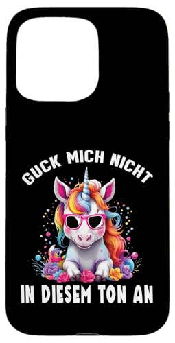 Arbeiten Witziger Lustiger Spruch Sprüche süßes Einhorn Hülle für iPhone 15 Pro Max von Lustiger Pinguin Spruch | Geschenk Herren & Damen