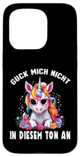 Arbeiten Witziger Lustiger Spruch Sprüche süßes Einhorn Hülle für iPhone 15 Pro von Lustiger Pinguin Spruch | Geschenk Herren & Damen