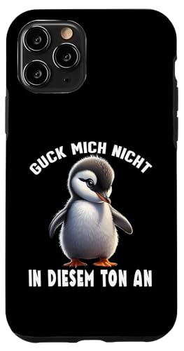 Arbeiten Witziger Lustiger Spruch Sprüche süßes Pinguin Hülle für iPhone 11 Pro von Lustiger Pinguin Spruch | Geschenk Herren & Damen