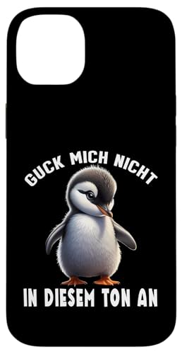 Arbeiten Witziger Lustiger Spruch Sprüche süßes Pinguin Hülle für iPhone 14 Plus von Lustiger Pinguin Spruch | Geschenk Herren & Damen