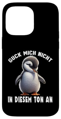 Arbeiten Witziger Lustiger Spruch Sprüche süßes Pinguin Hülle für iPhone 14 Pro Max von Lustiger Pinguin Spruch | Geschenk Herren & Damen