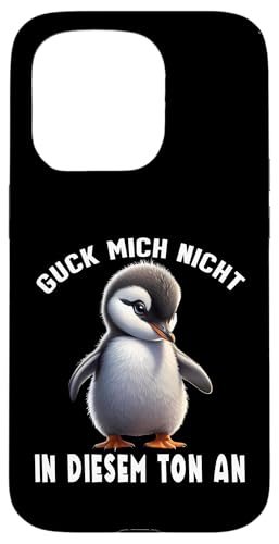 Arbeiten Witziger Lustiger Spruch Sprüche süßes Pinguin Hülle für iPhone 15 Pro von Lustiger Pinguin Spruch | Geschenk Herren & Damen