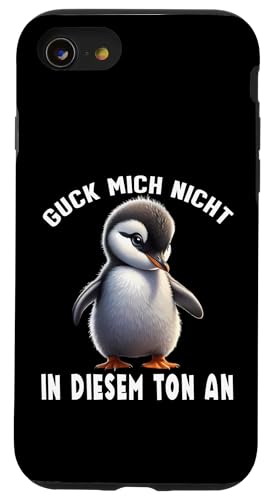 Arbeiten Witziger Lustiger Spruch Sprüche süßes Pinguin Hülle für iPhone SE (2020) / 7 / 8 von Lustiger Pinguin Spruch | Geschenk Herren & Damen