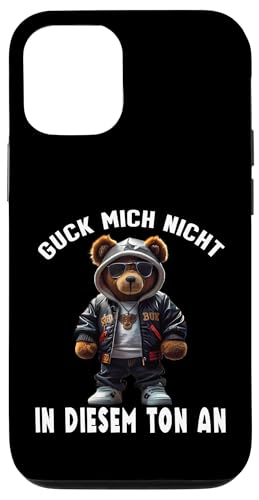 Arbeiten Witziger Lustiger Spruch Sprüche süßes Teddy Hülle für iPhone 12/12 Pro von Lustiger Pinguin Spruch | Geschenk Herren & Damen