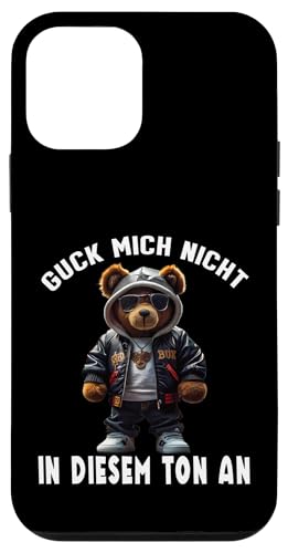 Arbeiten Witziger Lustiger Spruch Sprüche süßes Teddy Hülle für iPhone 12 mini von Lustiger Pinguin Spruch | Geschenk Herren & Damen