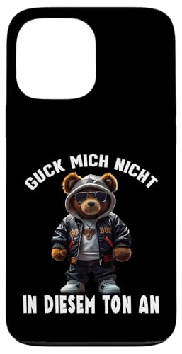 Arbeiten Witziger Lustiger Spruch Sprüche süßes Teddy Hülle für iPhone 13 Pro Max von Lustiger Pinguin Spruch | Geschenk Herren & Damen