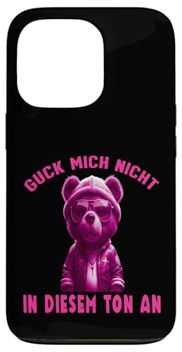 Arbeiten Witziger Lustiger Spruch Sprüche süßes Teddy Hülle für iPhone 13 Pro von Lustiger Pinguin Spruch | Geschenk Herren & Damen