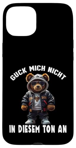 Arbeiten Witziger Lustiger Spruch Sprüche süßes Teddy Hülle für iPhone 15 Plus von Lustiger Pinguin Spruch | Geschenk Herren & Damen