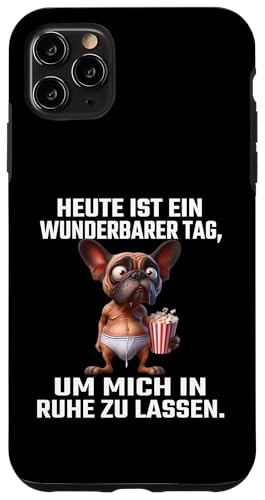 Heute Ist Ein Wunderbarer Tag Um Mich In Ruhe Zu Lassen Hülle für iPhone 11 Pro Max von Lustiger Pinguin Spruch | Geschenk Herren & Damen