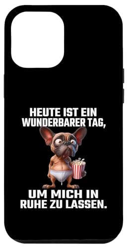 Heute Ist Ein Wunderbarer Tag Um Mich In Ruhe Zu Lassen Hülle für iPhone 12 Pro Max von Lustiger Pinguin Spruch | Geschenk Herren & Damen