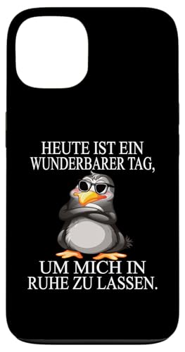 Heute Ist Ein Wunderbarer Tag Um Mich In Ruhe Zu Lassen Hülle für iPhone 13 Heute Ist Ein Wunderbarer Tag Um Mich In Ruhe Zu Lassen Hülle für iPhone 13 von Lustiger Pinguin Spruch | Geschenk Herren & Damen