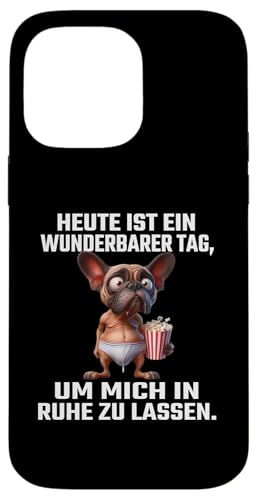 Heute Ist Ein Wunderbarer Tag Um Mich In Ruhe Zu Lassen Hülle für iPhone 14 Pro Max von Lustiger Pinguin Spruch | Geschenk Herren & Damen