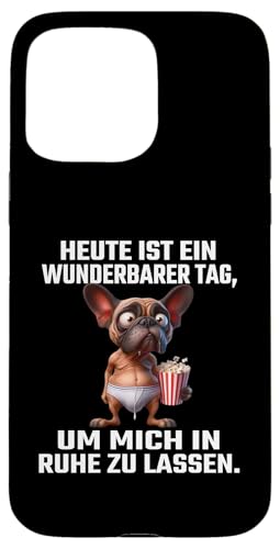 Heute Ist Ein Wunderbarer Tag Um Mich In Ruhe Zu Lassen Hülle für iPhone 15 Pro Max von Lustiger Pinguin Spruch | Geschenk Herren & Damen
