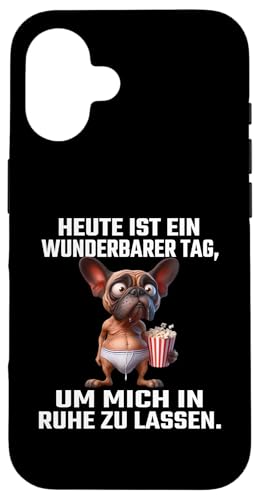 Heute Ist Ein Wunderbarer Tag Um Mich In Ruhe Zu Lassen Hülle für iPhone 16 von Lustiger Pinguin Spruch | Geschenk Herren & Damen