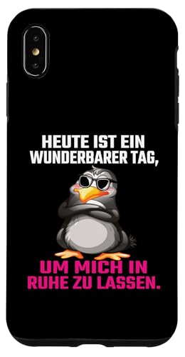 Heute Ist Ein Wunderbarer Tag Um Mich In Ruhe Zu Lassen Hülle für iPhone XS Max Heute Ist Ein Wunderbarer Tag Um Mich In Ruhe Zu Lassen Hülle für iPhone XS Max von Lustiger Pinguin Spruch | Geschenk Herren & Damen