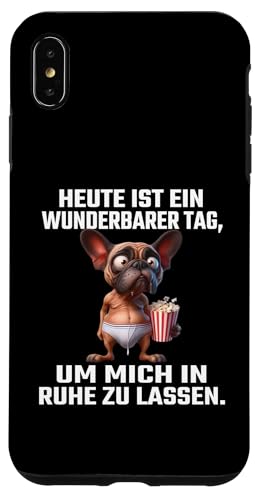 Heute Ist Ein Wunderbarer Tag Um Mich In Ruhe Zu Lassen Hülle für iPhone XS Max von Lustiger Pinguin Spruch | Geschenk Herren & Damen