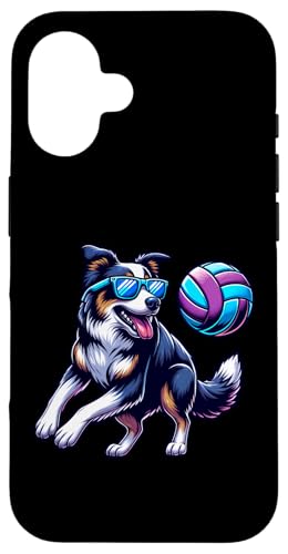 Cooler Hund Spielt Mit Ball Sonnenbrille Hülle für iPhone 16 Cooler Hund Spielt Mit Ball Sonnenbrille Hülle für iPhone 16 von Lustiger Schäferhund Mit Volleyball
