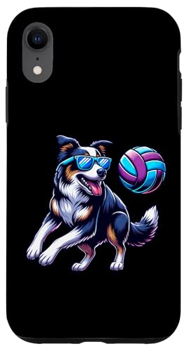 Cooler Hund Spielt Mit Ball Sonnenbrille Hülle für iPhone XR Cooler Hund Spielt Mit Ball Sonnenbrille Hülle für iPhone XR von Lustiger Schäferhund Mit Volleyball