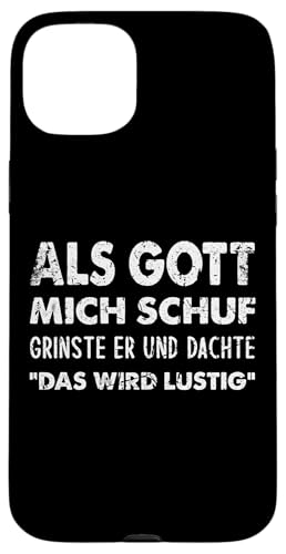 Hülle für iPhone 15 Plus Als Gott Mich Schuf Grinste Er Und Dachte Das Wird Lustig Hülle für iPhone 15 Plus Als Gott Mich Schuf Grinste Er Und Dachte Das Wird Lustig von Lustiger Spruch Als Gott Mich Schuf Geschenk Hülle