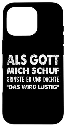 Hülle für iPhone 16 Pro Als Gott Mich Schuf Grinste Er Und Dachte Das Wird Lustig Hülle für iPhone 16 Pro Als Gott Mich Schuf Grinste Er Und Dachte Das Wird Lustig von Lustiger Spruch Als Gott Mich Schuf Geschenk Hülle