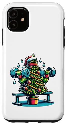 Weihnachtsbaum Mit Hantelbank Mütze Hülle für iPhone 11 Weihnachtsbaum Mit Hantelbank Mütze Hülle für iPhone 11 von Lustiger Weihnachtsbaum Fitness Enthusiast
