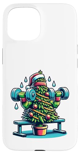 Weihnachtsbaum Mit Hantelbank Mütze Hülle für iPhone 15 Weihnachtsbaum Mit Hantelbank Mütze Hülle für iPhone 15 von Lustiger Weihnachtsbaum Fitness Enthusiast