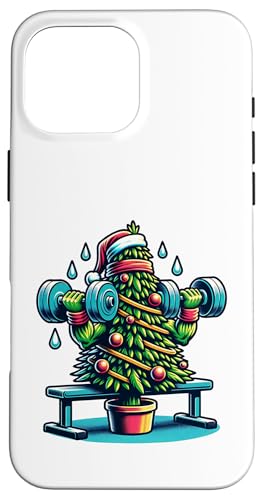 Weihnachtsbaum Mit Hantelbank Mütze Hülle für iPhone 16 Pro Max Weihnachtsbaum Mit Hantelbank Mütze Hülle für iPhone 16 Pro Max von Lustiger Weihnachtsbaum Fitness Enthusiast