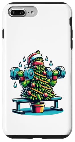 Weihnachtsbaum Mit Hantelbank Mütze Hülle für iPhone 7 Plus/8 Plus Weihnachtsbaum Mit Hantelbank Mütze Hülle für iPhone 7 Plus/8 Plus von Lustiger Weihnachtsbaum Fitness Enthusiast
