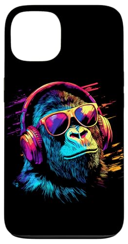 DJ Affe mit Kopfhörer und Sonnenbrille Musik Party Affen Hülle für iPhone 13 DJ Affe mit Kopfhörer und Sonnenbrille Musik Party Affen Hülle für iPhone 13 von Lustiges Affen Outfit für DJs und Monkey Liebhaber