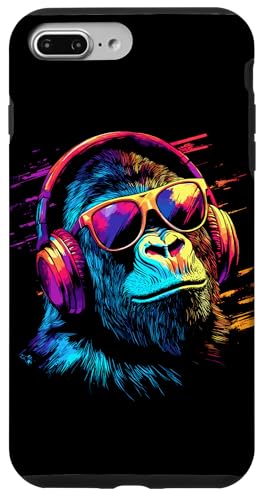 DJ Affe mit Kopfhörer und Sonnenbrille Musik Party Affen Hülle für iPhone 7 Plus/8 Plus DJ Affe mit Kopfhörer und Sonnenbrille Musik Party Affen Hülle für iPhone 7 Plus/8 Plus von Lustiges Affen Outfit für DJs und Monkey Liebhaber