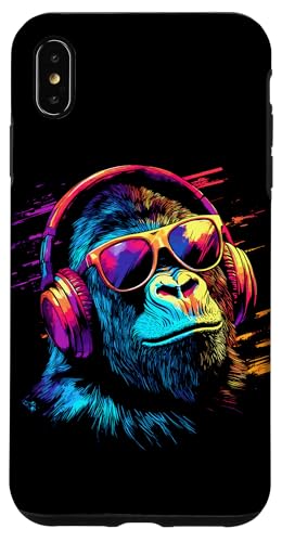 DJ Affe mit Kopfhörer und Sonnenbrille Musik Party Affen Hülle für iPhone XS Max DJ Affe mit Kopfhörer und Sonnenbrille Musik Party Affen Hülle für iPhone XS Max von Lustiges Affen Outfit für DJs und Monkey Liebhaber