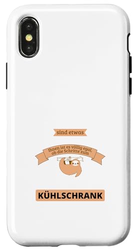 Lustiges Faultier Spruch Anti Laufen Humor mit Schrittzähler Hülle für iPhone X/XS Lustiges Faultier Spruch Anti Laufen Humor mit Schrittzähler Hülle für iPhone X/XS von Lustiges Faultier Spruch Anti Laufen Humor