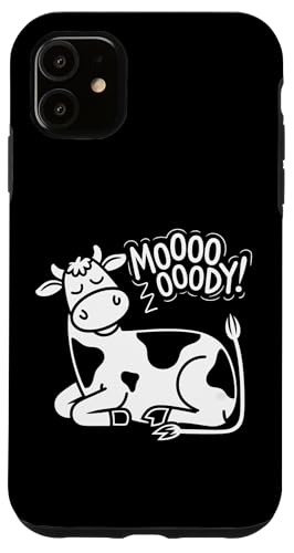 Faule Kuh Entspannte Tier-Stimmung Hülle für iPhone 11 Faule Kuh Entspannte Tier-Stimmung Hülle für iPhone 11 von Lustiges Geschenk Humor Bauernhof Sarkastisch