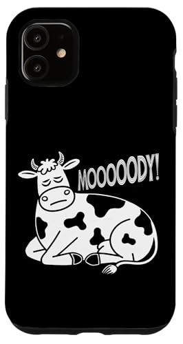 Faule Kuh Entspannte Tier-Stimmung Hülle für iPhone 11 Faule Kuh Entspannte Tier-Stimmung Hülle für iPhone 11 von Lustiges Geschenk Humor Bauernhof Sarkastisch