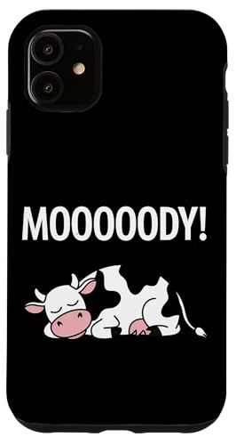 Faule Kuh Entspannte Tier-Stimmung Hülle für iPhone 11 Faule Kuh Entspannte Tier-Stimmung Hülle für iPhone 11 von Lustiges Geschenk Humor Bauernhof Sarkastisch