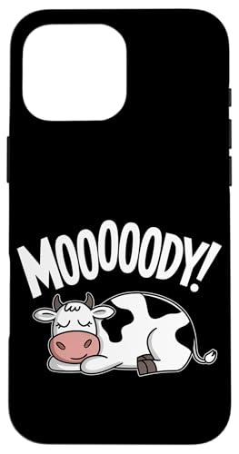 Faule Kuh Entspannte Tier-Stimmung Hülle für iPhone 16 Pro Max Faule Kuh Entspannte Tier-Stimmung Hülle für iPhone 16 Pro Max von Lustiges Geschenk Humor Bauernhof Sarkastisch
