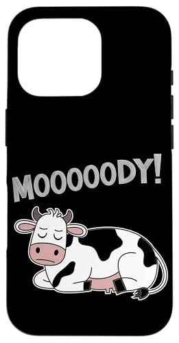 Faule Kuh Entspannte Tier-Stimmung Hülle für iPhone 16 Pro Faule Kuh Entspannte Tier-Stimmung Hülle für iPhone 16 Pro von Lustiges Geschenk Humor Bauernhof Sarkastisch