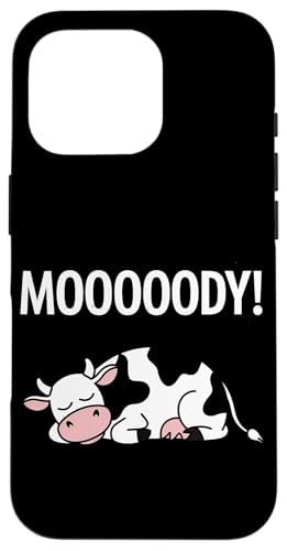 Faule Kuh Entspannte Tier-Stimmung Hülle für iPhone 16 Pro Faule Kuh Entspannte Tier-Stimmung Hülle für iPhone 16 Pro von Lustiges Geschenk Humor Bauernhof Sarkastisch