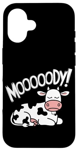Faule Kuh Entspannte Tier-Stimmung Hülle für iPhone 16 Faule Kuh Entspannte Tier-Stimmung Hülle für iPhone 16 von Lustiges Geschenk Humor Bauernhof Sarkastisch