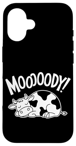 Faule Kuh Entspannte Tier-Stimmung Hülle für iPhone 16 Faule Kuh Entspannte Tier-Stimmung Hülle für iPhone 16 von Lustiges Geschenk Humor Bauernhof Sarkastisch