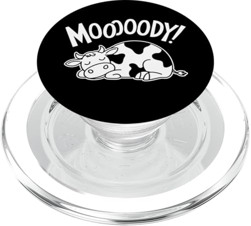 Faule Kuh Entspannte Tier-Stimmung PopSockets PopGrip für MagSafe Faule Kuh Entspannte Tier-Stimmung PopSockets PopGrip für MagSafe von Lustiges Geschenk Humor Bauernhof Sarkastisch