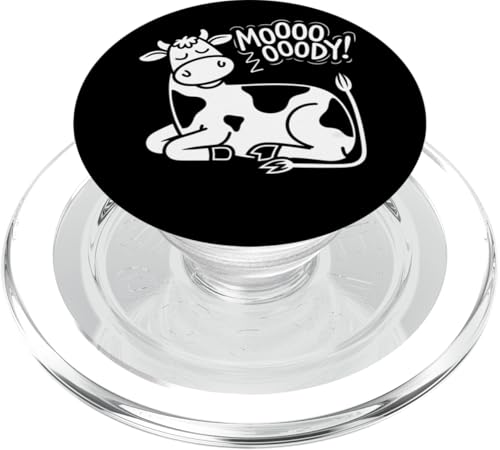 Faule Kuh Entspannte Tier-Stimmung PopSockets PopGrip für MagSafe Faule Kuh Entspannte Tier-Stimmung PopSockets PopGrip für MagSafe von Lustiges Geschenk Humor Bauernhof Sarkastisch
