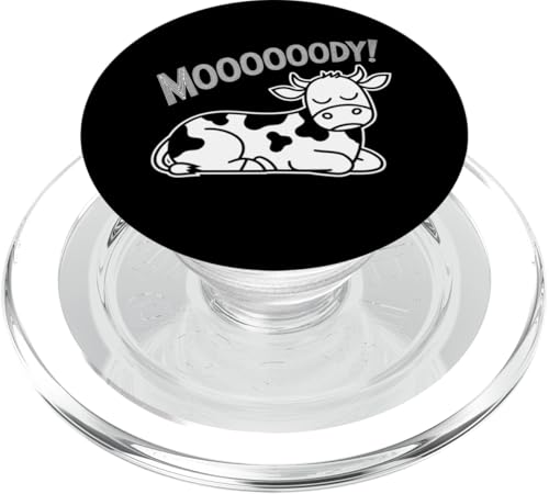 Faule Kuh Entspannte Tier-Stimmung PopSockets PopGrip für MagSafe Faule Kuh Entspannte Tier-Stimmung PopSockets PopGrip für MagSafe von Lustiges Geschenk Humor Bauernhof Sarkastisch