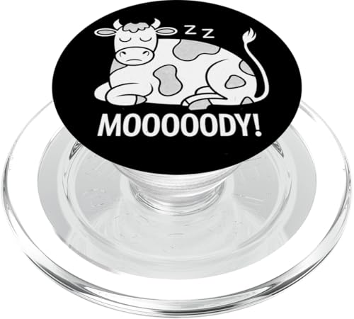 Faule Kuh Entspannte Tier-Stimmung PopSockets PopGrip für MagSafe Faule Kuh Entspannte Tier-Stimmung PopSockets PopGrip für MagSafe von Lustiges Geschenk Humor Bauernhof Sarkastisch