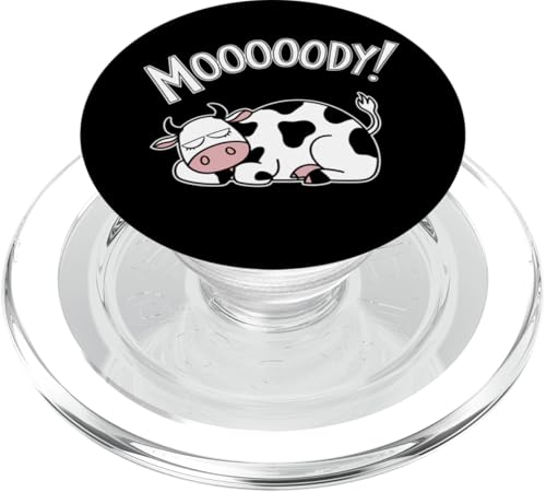 Faule Kuh Entspannte Tier-Stimmung PopSockets PopGrip für MagSafe Faule Kuh Entspannte Tier-Stimmung PopSockets PopGrip für MagSafe von Lustiges Geschenk Humor Bauernhof Sarkastisch