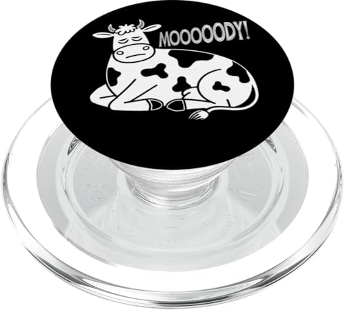 Faule Kuh Entspannte Tier-Stimmung PopSockets PopGrip für MagSafe Faule Kuh Entspannte Tier-Stimmung PopSockets PopGrip für MagSafe von Lustiges Geschenk Humor Bauernhof Sarkastisch