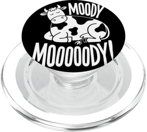 Faule Kuh Entspannte Tier-Stimmung PopSockets PopGrip für MagSafe Faule Kuh Entspannte Tier-Stimmung PopSockets PopGrip für MagSafe von Lustiges Geschenk Humor Bauernhof Sarkastisch